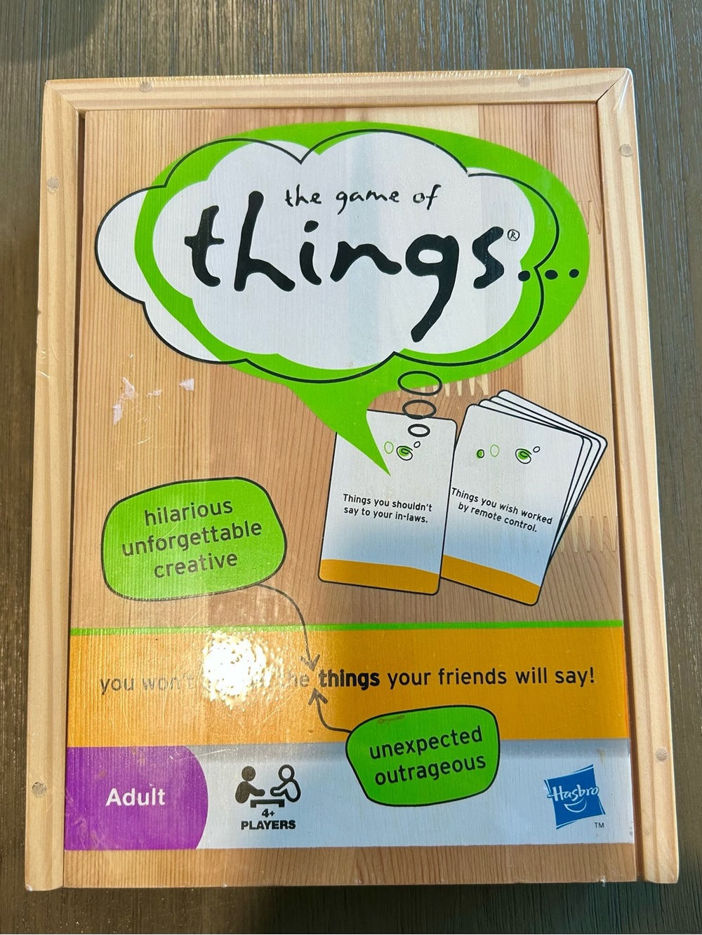 New and Sealed The Game of Things Adult Edition Party Game